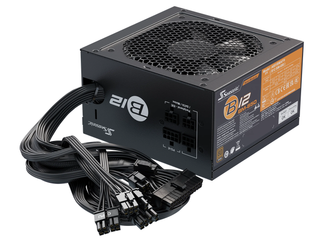 Fonte Semi-Modular Seasonic B12 BM 850W 80+ Bronze image number 0