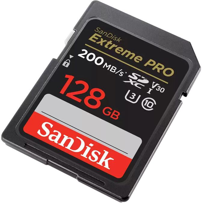 Cart&atilde;o SanDisk Extreme Pro SDXC UHS-I C10 U3 V30 128GB image number 2