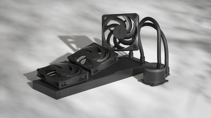 Water Cooler CPU Fractal Design Radius 360 Preto image number 5