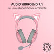 Headset Razer Kraken Kitty V2 Quartz Ed. image number null