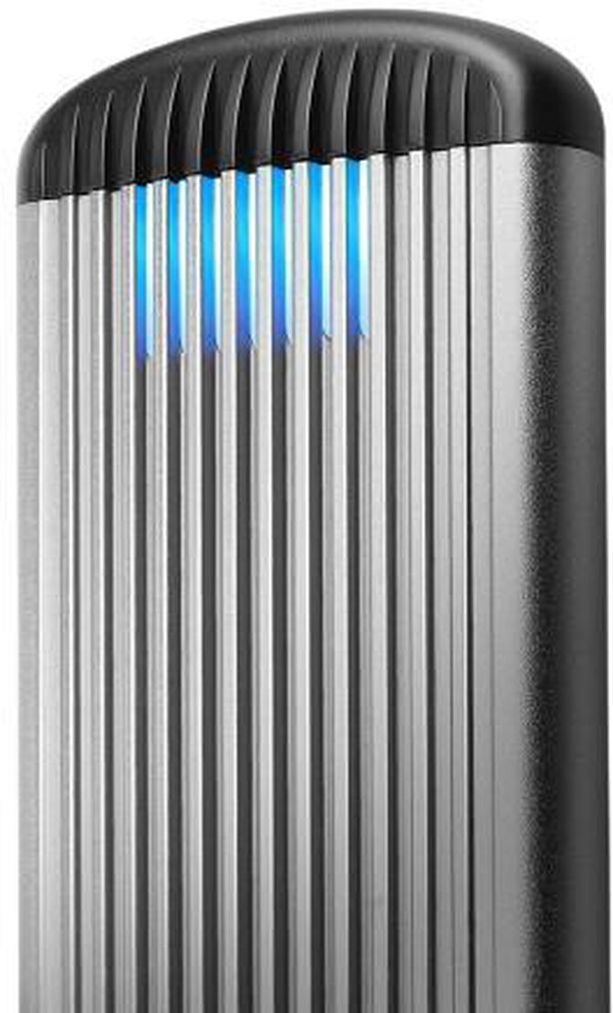 Caixa SSD AXAGON EEM2-SA USB micro-B 3.2 Gen 1 - M.2 SATA SSD 30-80mm screwless RIBBED box image number 3