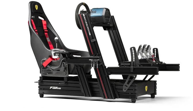 Cockpit Next Level Racing F-GT ELITE 160 Scuderia Ferrari Wheel Plate Edition image number 4