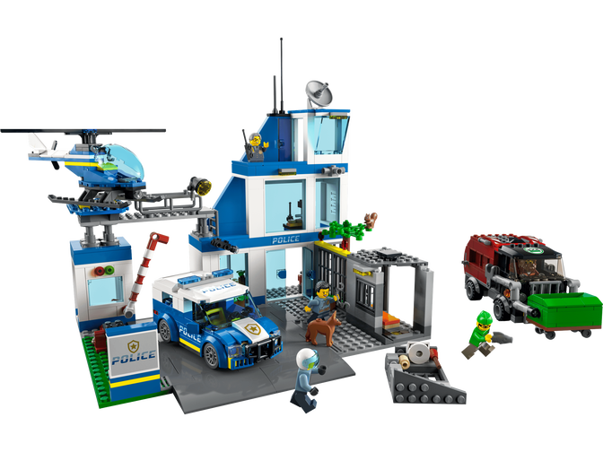 LEGO City: Esquadra da Pol&iacute;cia, 668 Pe&ccedil;as (60316) image number 7