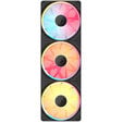 Ventoinha Corsair iCUE Link LX360 RGB PWM Preta 120mm (Pack 3) image number null