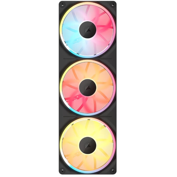 Ventoinha Corsair iCUE Link LX360 RGB PWM Preta 120mm (Pack 3) image number 1