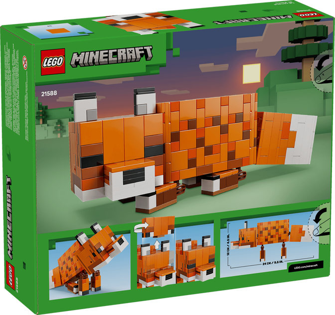 LEGO Minecraft: A Raposa, 497 Pe&ccedil;as (21588) image number 1
