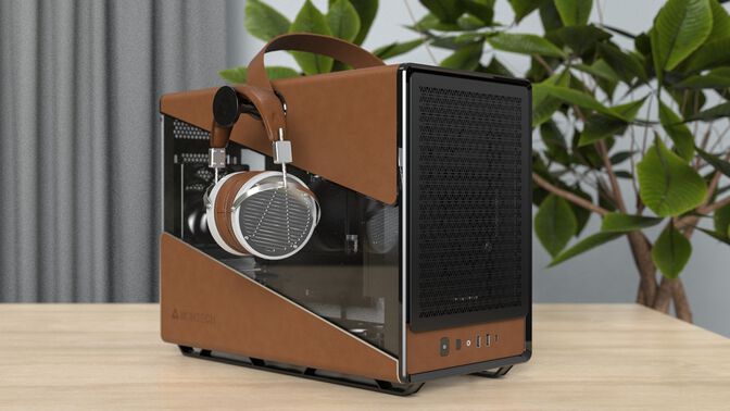 Caixa Micro-ATX Montech Heritage Pro Preto image number 1