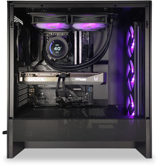 Computador King Mod Gamer-PC NZXT Ryzen 5 9600X 32GB DDR5 1TB RTX 5070 WiFi W11 image number 2