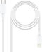 Cabo Lightning Nanocable Lightning > USB-C 2 M