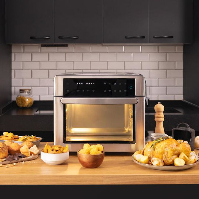 Mini-Forno Cecotec Bake&Fry 3000 Touch Steel image number 2