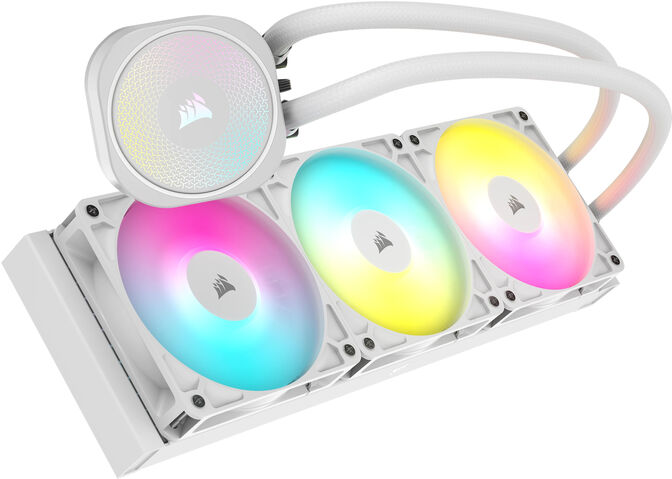 Water Cooler CPU Corsair NAUTILUS ARGB 360mm Branco image number 3
