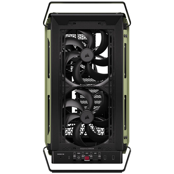 Caixa E-ATX Corsair WARTHOG RS Perfomance Verde Militar Vidro Temperado image number 9