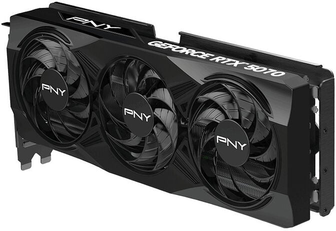 Gr&aacute;fica PNY GeForce&reg; RTX 5070 Gaming Triple Fan OC 12GB GDDR7 DLSS4 image number 4