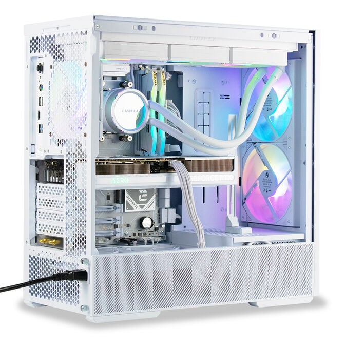Computador King Mod Gamer-PC Ryzen 7 9800X3D 32GB DDR5 2TB RTX 5080 WiFi W11 - White Edition image number 2