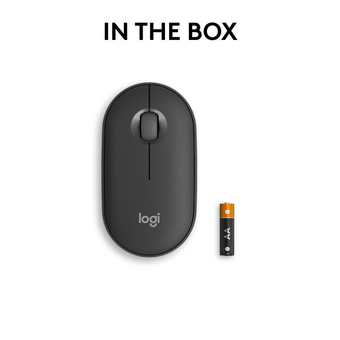 Rato Logitech Pebble 2 M350s 4000DPI Wireless/Bluetooth Grafite image number 9