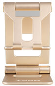 Suporte de Mesa Tooq Ajust&aacute;vel p/ Smartphone/Tablet Max. 10" Dourado image number null