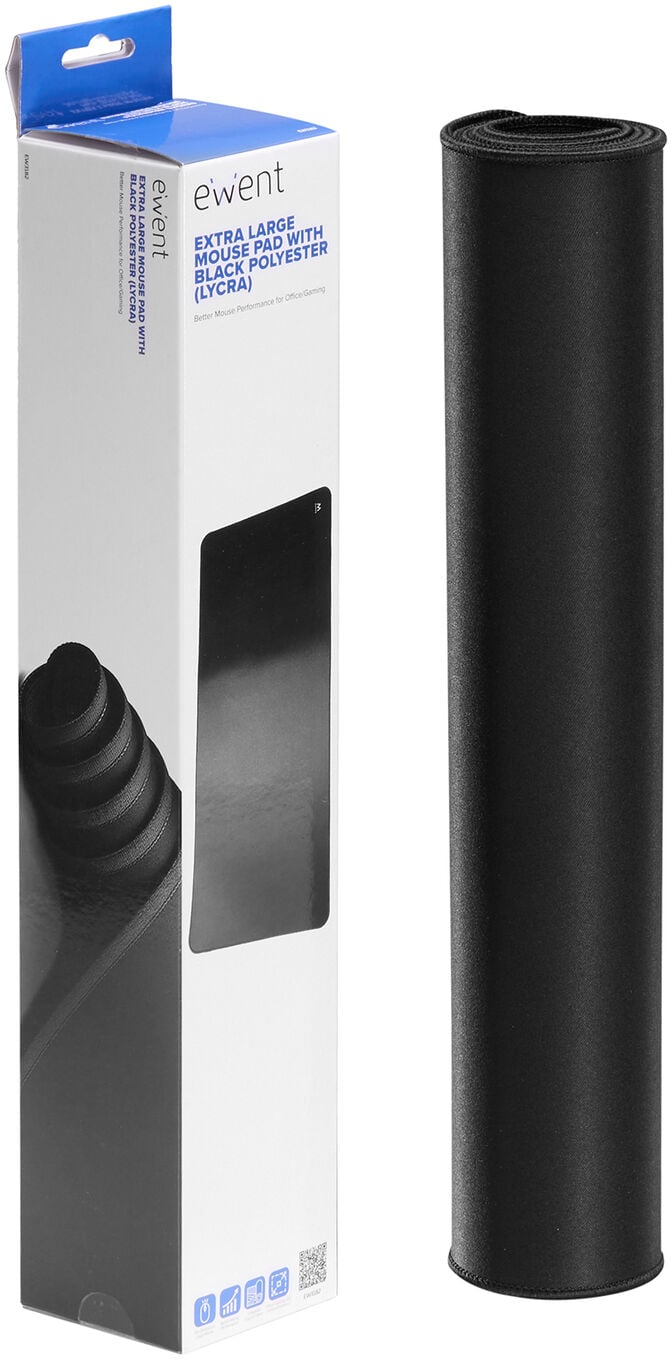 Tapete de Rato (Mousepad) Ewent EW3182 Gaming XXL Preto image number 1