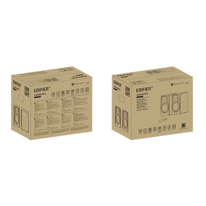 Colunas Edifier S3000 MKII Hi-Fi Studio 2.0 256W RMS Bluetooth image number 6