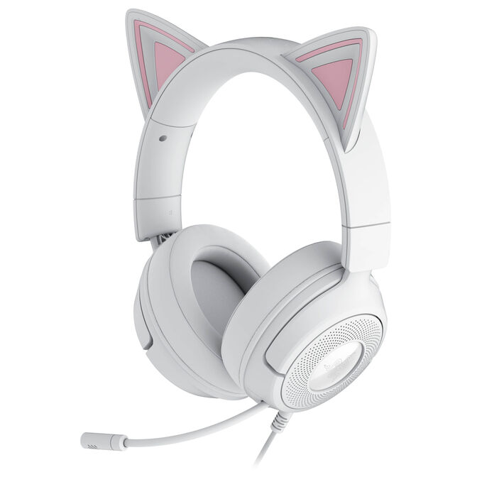 Headset Razer Kraken Kitty V3 X Wireless/Bluetooth Branco image number 0