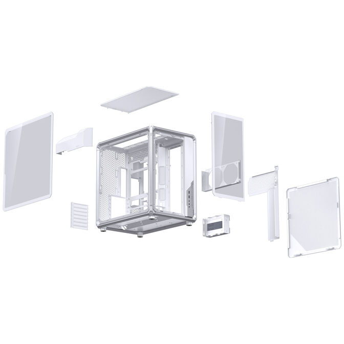 Caixa ATX Jonsbo X400 Vidro Temperado Curvo Branco image number 21