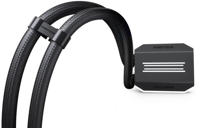 Water Cooler CPU Phanteks Glacier One 420D30 DRGB X2 Preto - 420mm image number 2