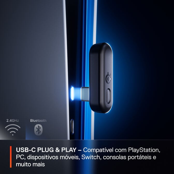 Headset Steelseries Arctis Nova 3P Wireless/Bluetooth Aqua image number 6