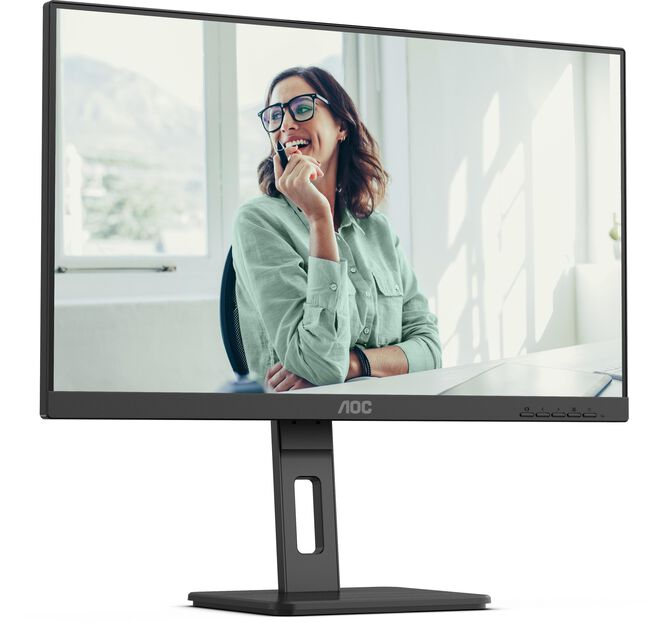 Monitor AOC 23.8" 24P3CV IPS FHD 75Hz c/ Ajuste em altura image number 2