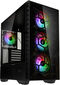 Caixa ATX Kolink Observatory Y ARGB Preto