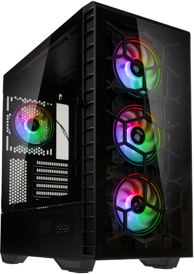 Caixa ATX Kolink Observatory Y ARGB Preto image number 0