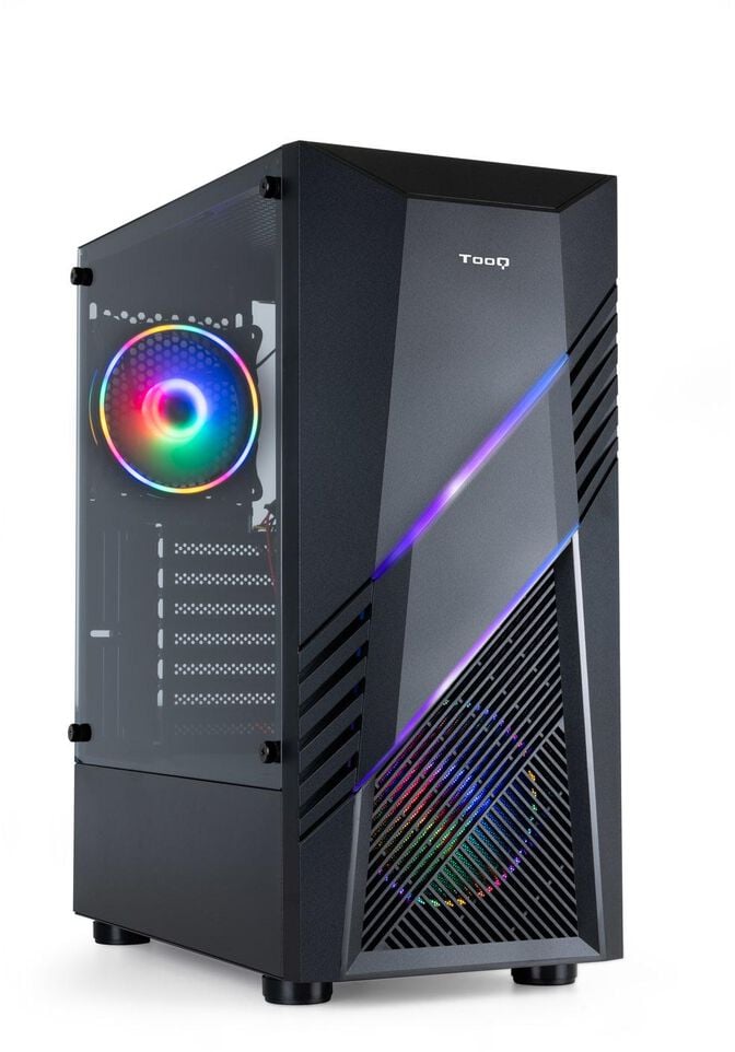 Caixa ATX Tooq BIOHAZARD RGB c/ VidroTemperado Preta image number 0