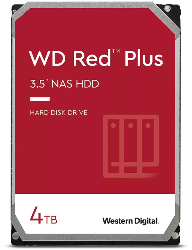 Disco Western Digital Red Plus 4TB 5400rpm 256MB SATA III image number 0