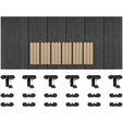 Paineis Ac&uacute;sticos Streamplify 6uni - GY image number null