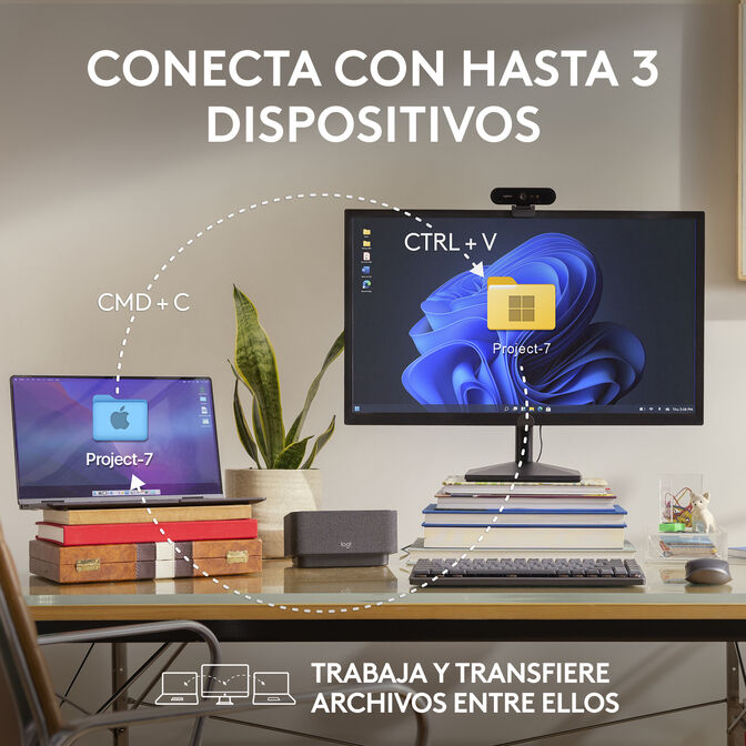 Rato Logitech MX Anywhere 3S Wireless Rosa image number 16