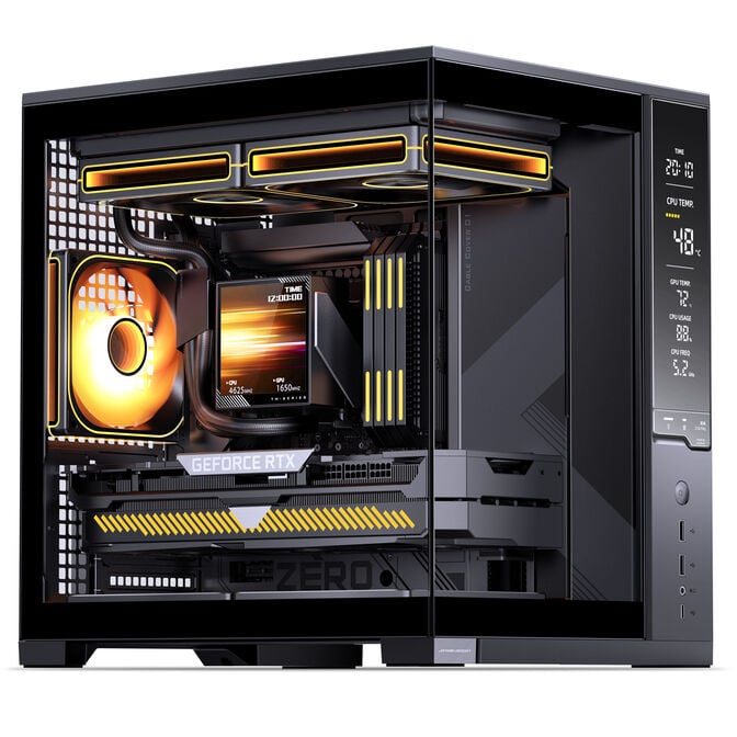 Caixa Micro-ATX Jonsbo D34 Vidro Temperado Preto image number 2