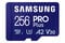 Cart&atilde;o Samsung PRO Plus MicroSDXC UHS-I C10 U3 V30 256GB A2 + Adaptador SD
