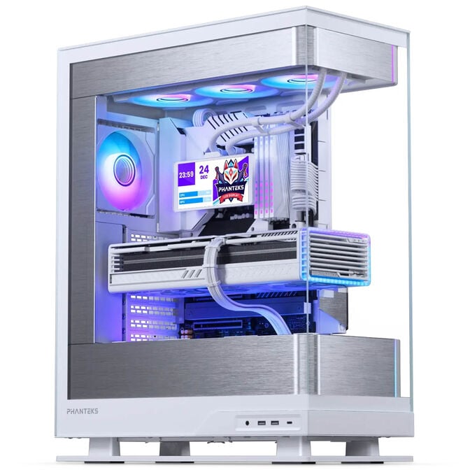 Water Cooler CPU Phanteks Glacier One 360M25 Gen 2 LCD DRGB Branco - 360mm image number 5