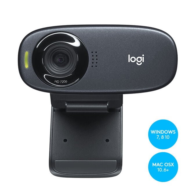 Webcam Logitech C310 HD 720p Preto image number 9