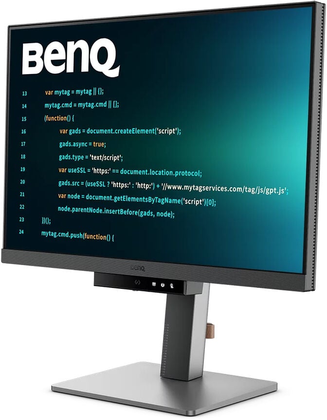 Monitor BenQ Programming 24.1" RD240Q IPS WQXA 16:10 HDR10 Daisy Chain USB-C (PD90W) Coding Modes image number 1