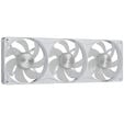 Ventoinha Corsair iCUE Link RS360 II Unified Frame Brancas ARGB PWM Tripla Vento&iacute;nha 120mm (360mm) image number null