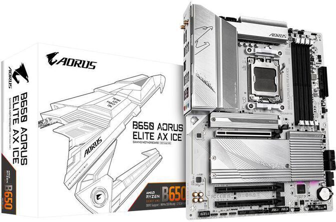 Motherboard Gigabyte B650 Aorus Elite AX ICE image number 0