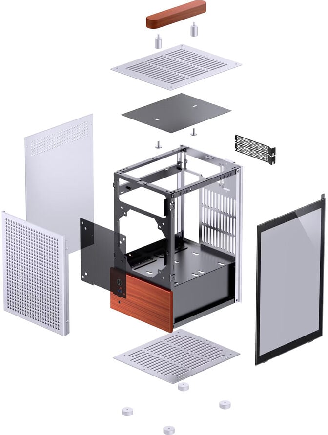 Caixa Mini-ITX Jonsbo T6 Cinzenta image number 14