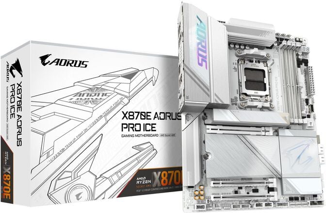 Motherboard Gigabyte X870E Aorus Pro ICE WiFi7 image number 0