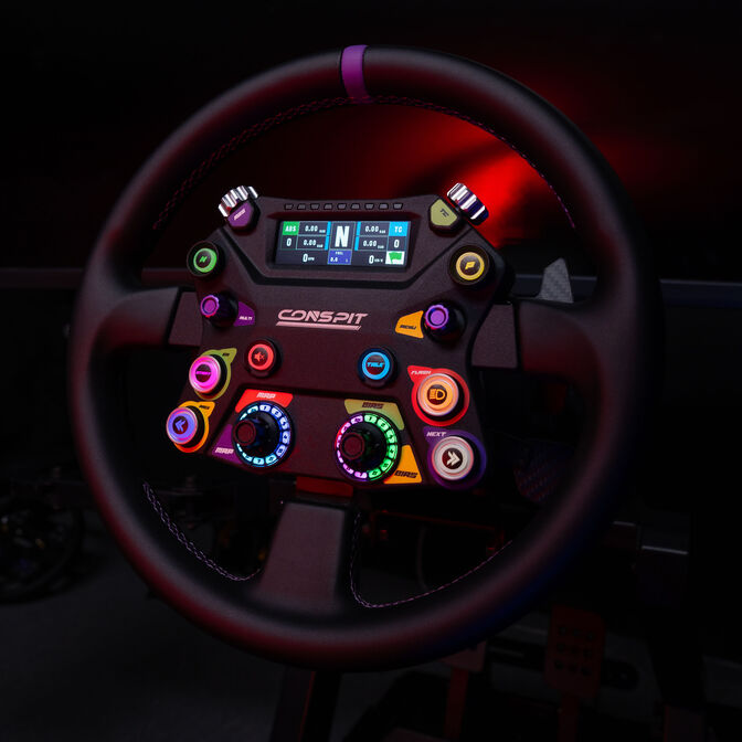Volante Conspit 310 APEX, ARGB, Display 2.99", Dual Paddles 310mm image number 12
