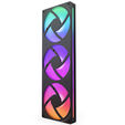 Ventoinha NZXT F360 RGB Core Single-Frame Pretas - Tripla Ventoinha 120mm ( 360mm ) image number null