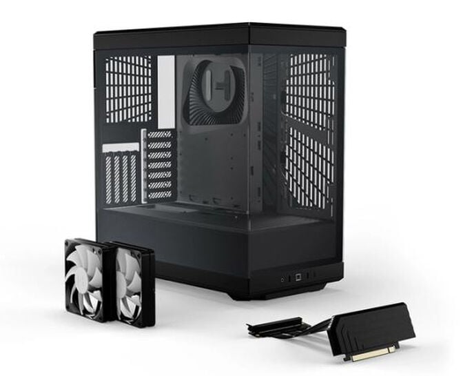 Caixa ATX Hyte Y40 Vidro Temperado Preto image number 1