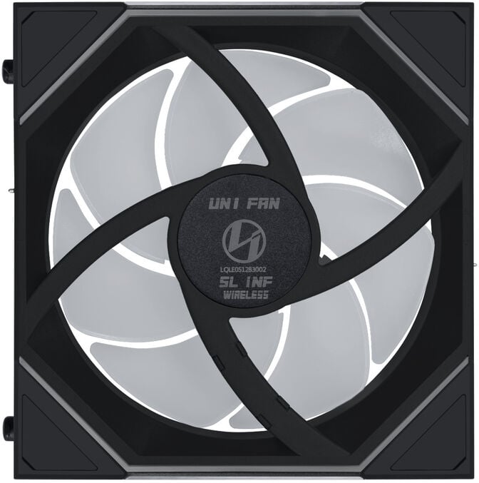 Ventoinha Lian Li UNI FAN SL120 Infinity Wireless RGB PWM Preto 120mm (Pack 3) image number 4