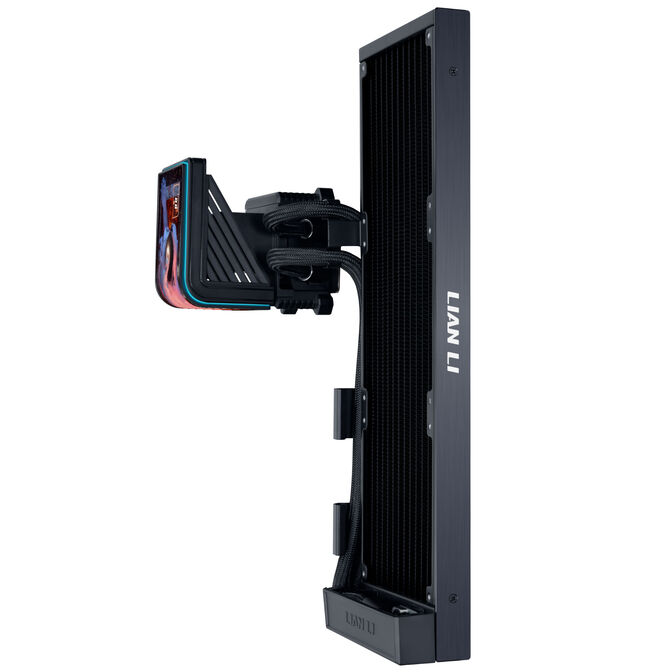 Water Cooler CPU AIO Lian Li HydroShift II OLED Curved 360 Preto - 360mm S/Ventoinhas image number 2
