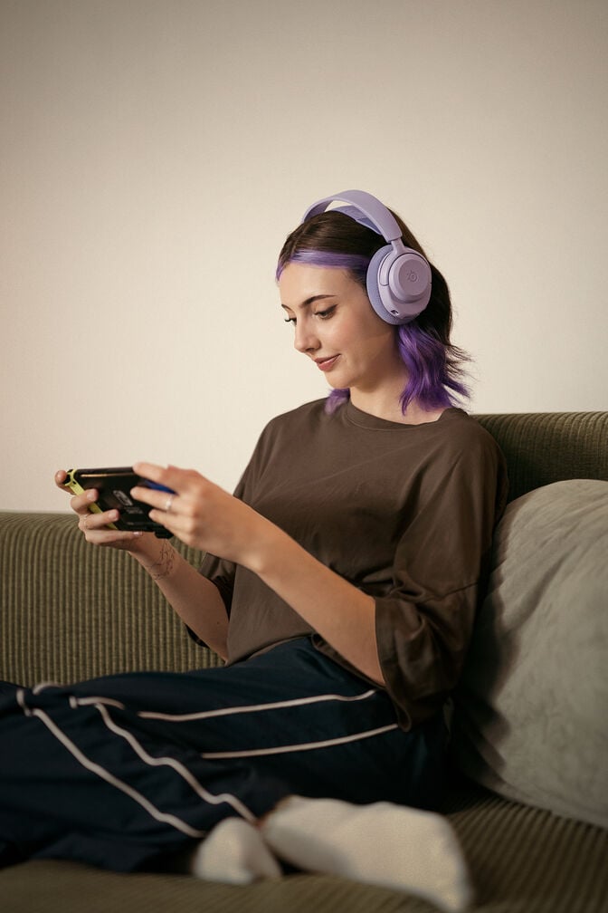Headset Steelseries Arctis Nova 3X Wireless/Bluetooth Lavanda image number 5