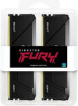 Kingston Kit 32GB (2 x 16GB) DDR4 3200MHz FURY Beast RGB Preto 1Rx8 CL16 image number null