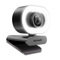 Webcam Streamplify CAM Plus FullHD 60fps with Ring Light - Preto